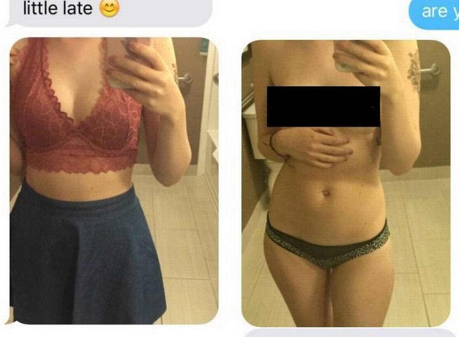 Ung kvinna skickade sexselfies till pojkvännen: Då upptäckte han hennes svek