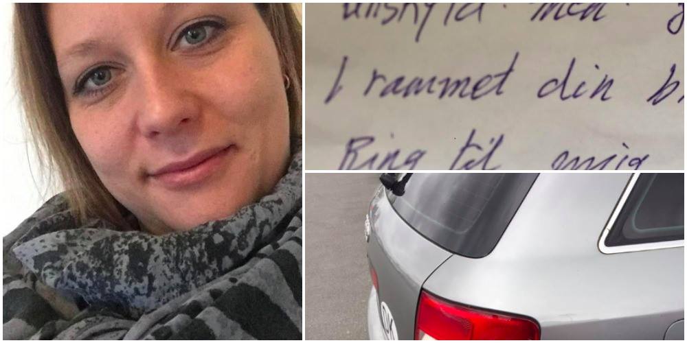 Jette upptäckte ett brev på vindrutan efter en tur på IKEA: Blev rasande, då hon ringde upp numret