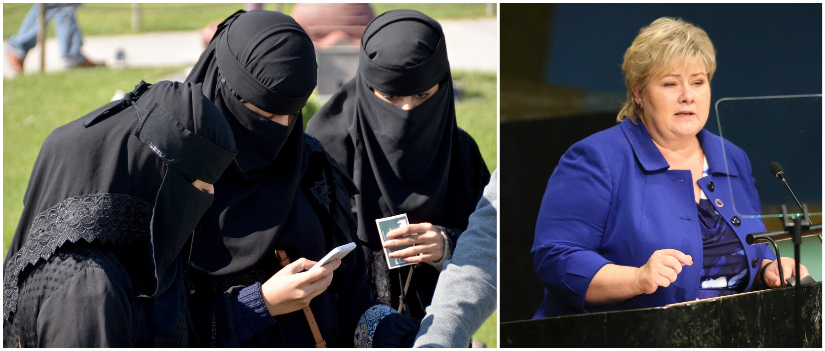Norges statsminister:’Du kommer inte få jobb hos mig med niqab.’