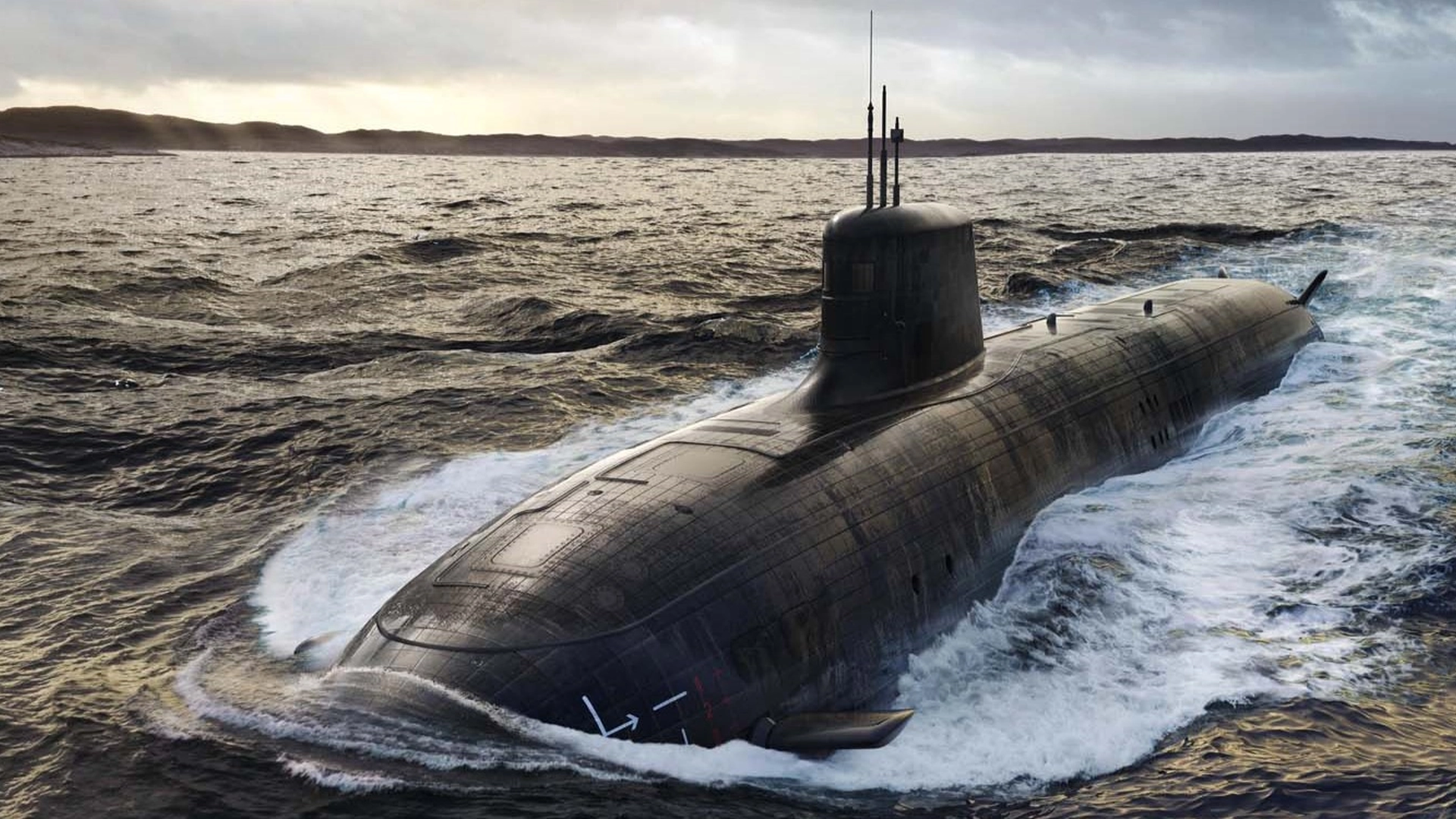 Amerikansk atomubåt skickas till Mellanöstern för att stärka närvaron