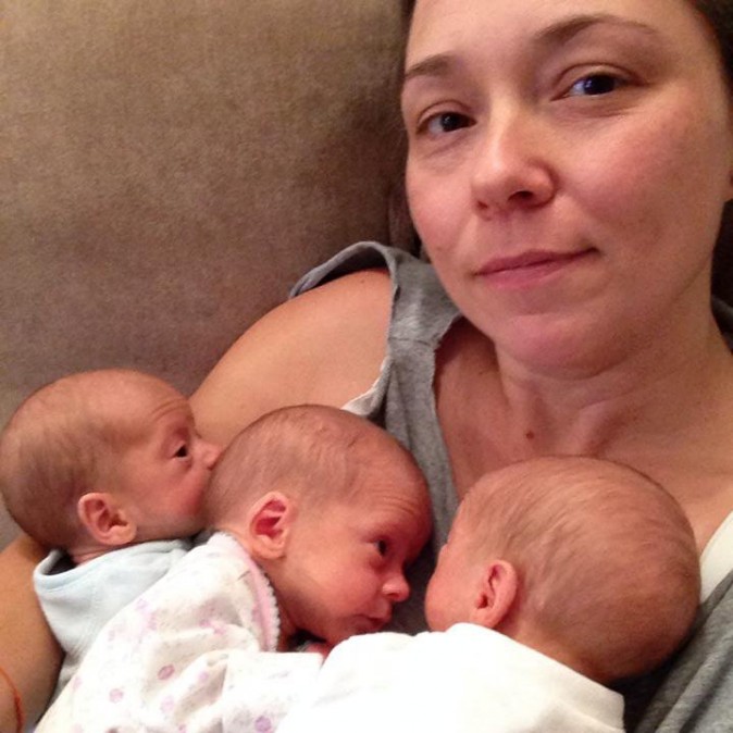 Liz sa nej till en abort under graviditeten: Se hennes bebisar nu.