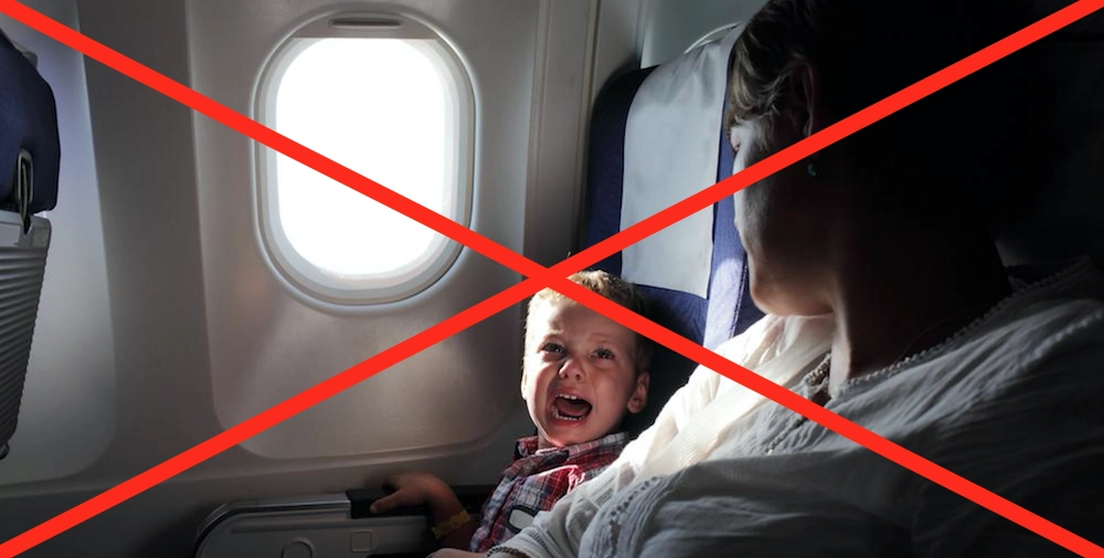 Flygbolad inför barnfria zoner på alla turer