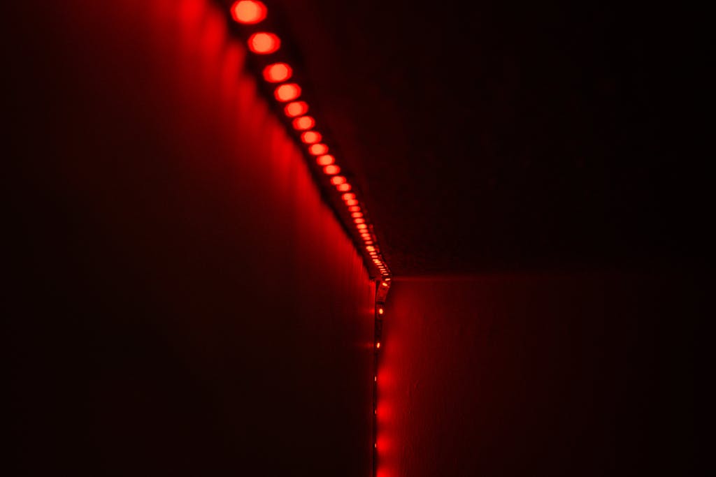Vacker belysning med RGB LED strips