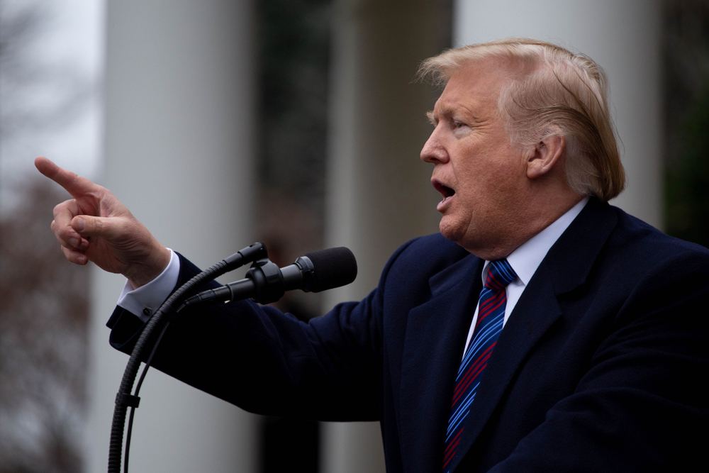 Donald Trump talking
