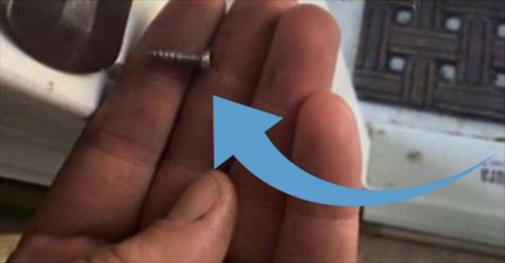 Pappan bytte ut en liten skruv i hemmet för att förhindra inbrott – nu sprids tipset som en löpeld