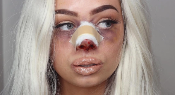 Karolina varnar unga tjejer med blodiga bilder: ‘Ser jag fin ut nu?’