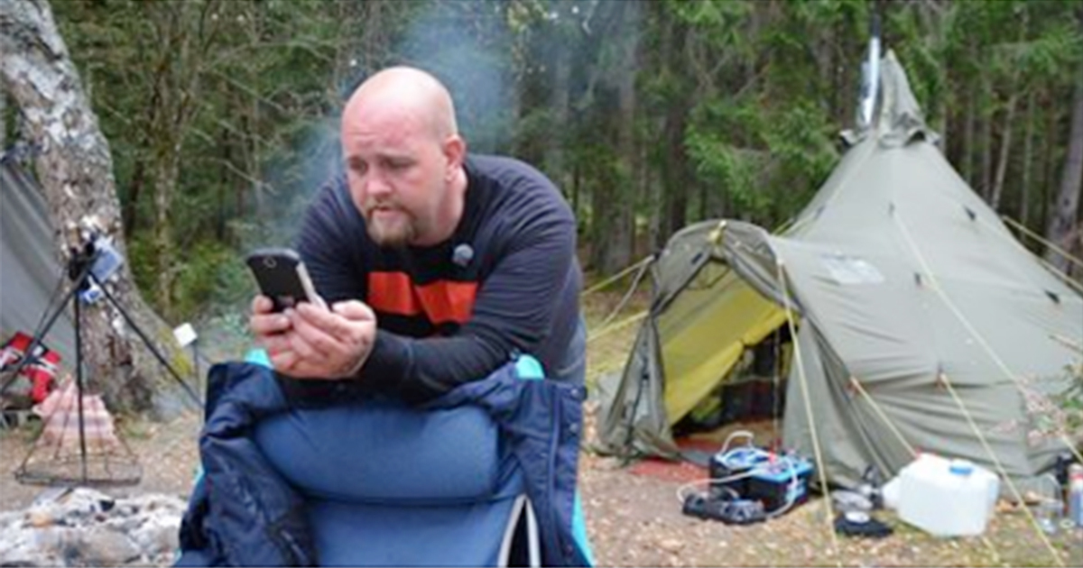 Jan-Erik lever helt ensam i vildmarken: Han gör det för att träffa sina barn