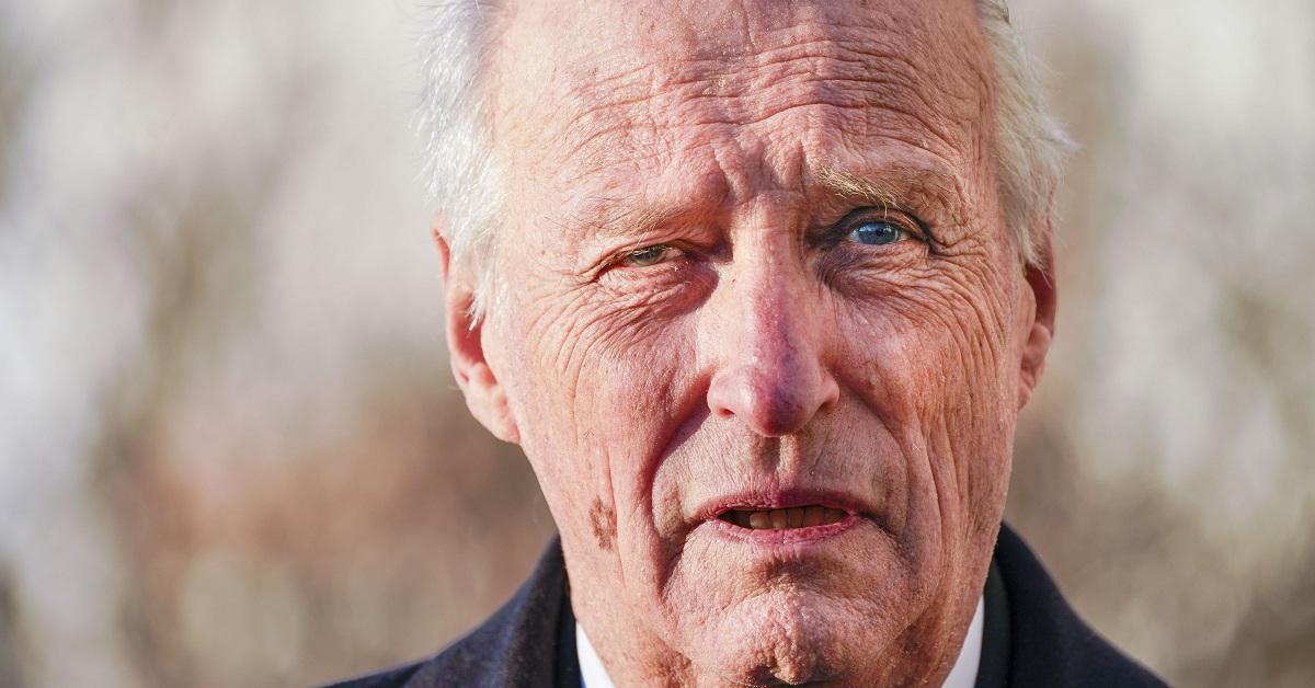 Norges kung Harald inlagd