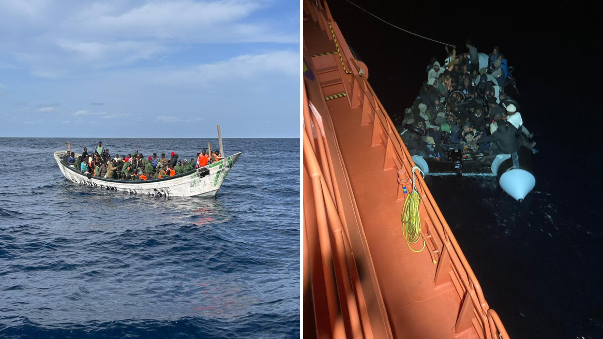 Nytt migrantrekord: Nästan 400 personer räddade vid Kanarieöarna