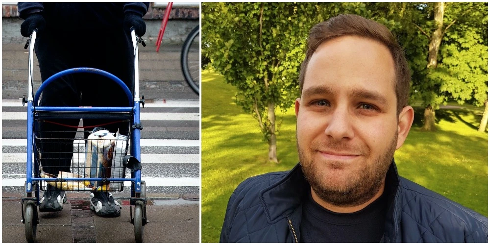 Polisbil stannade vid en äldre herre med rullator – då Håkan gick närmare för att höra deras samtal, måste han omedelbart ingripa