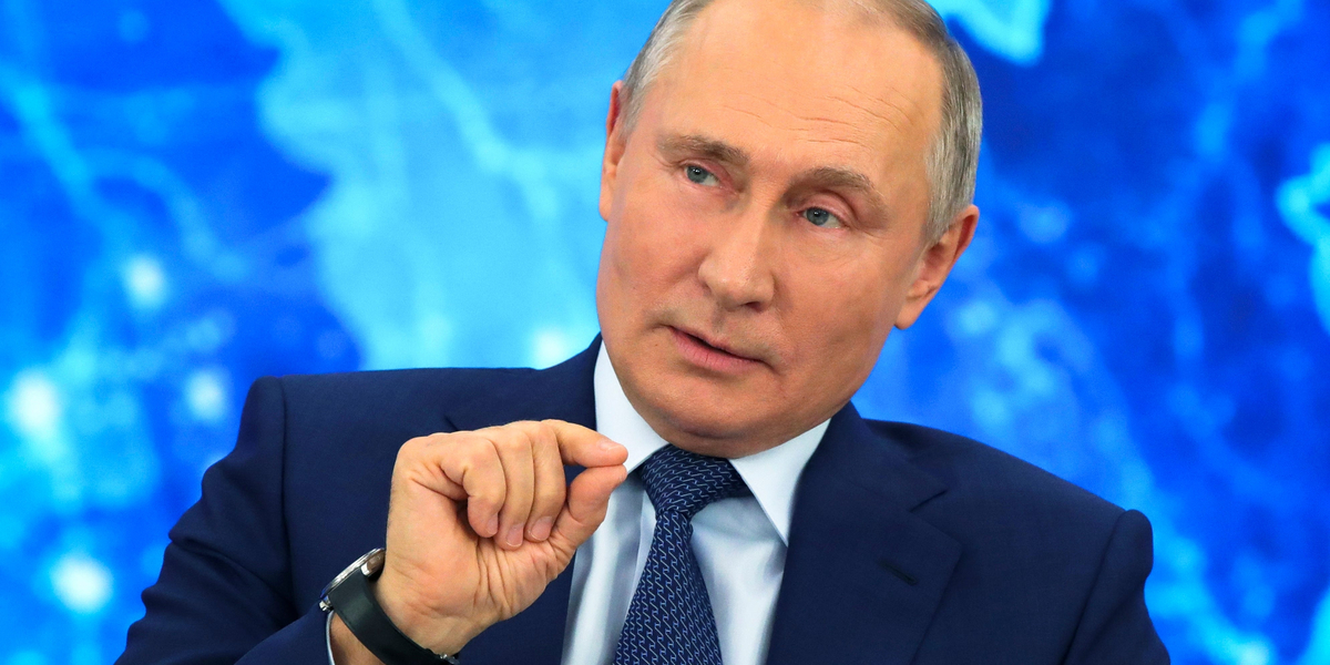 Rysslands diktator Vladimir Putin försvunnen