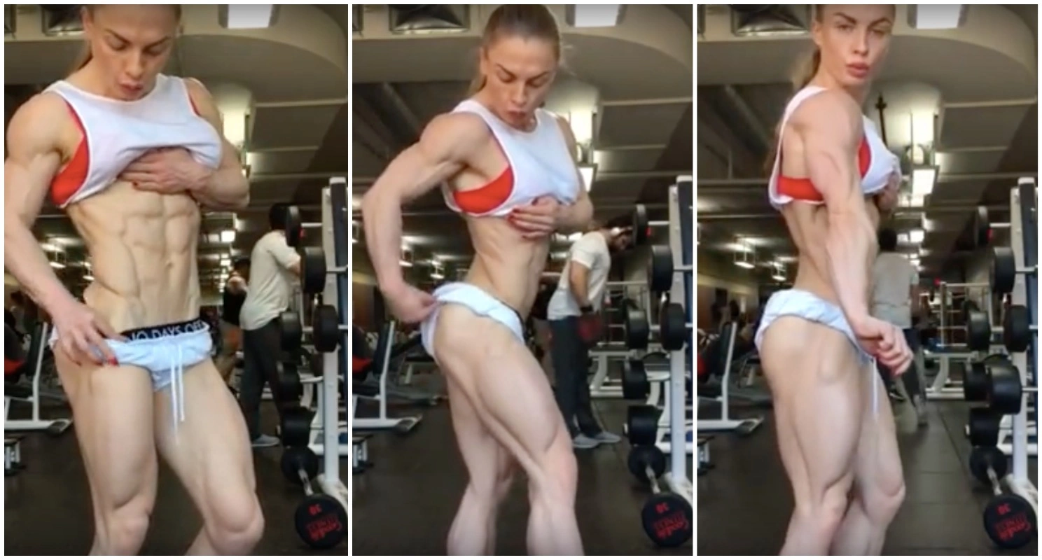 Vild diskussion på nätet: Kvinnlig bodybuilder med otrolig kropp får debatten att sjuda