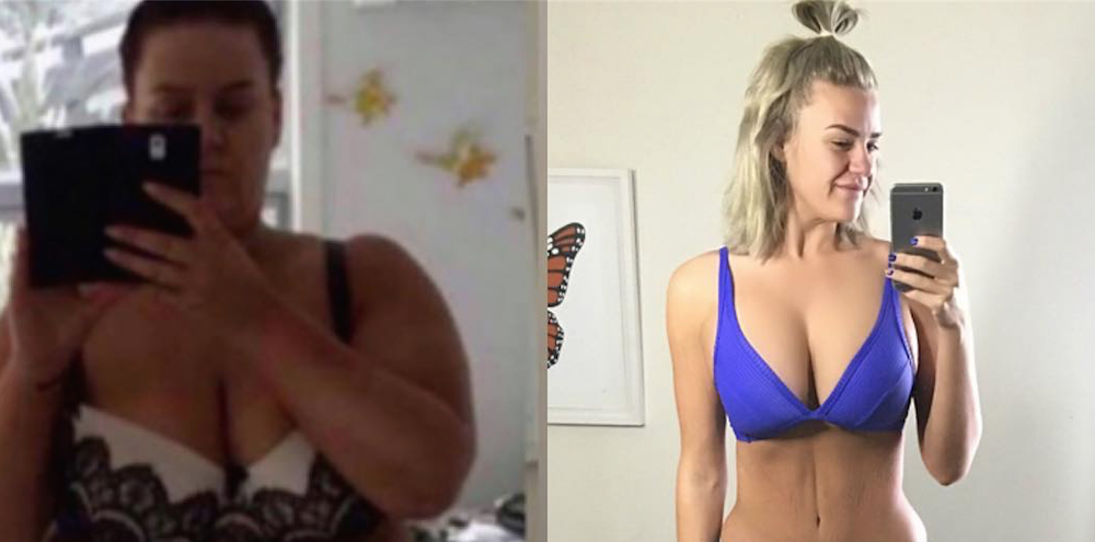 Från 169 kg till 77 – Simone är oigenkännlig efter sin tvååriga viktresa