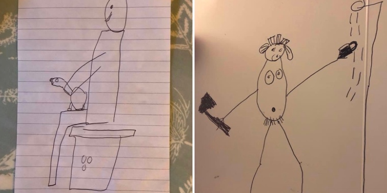 13 fantastiska ”olämpliga” barnteckningar som ser ut som något helt annat