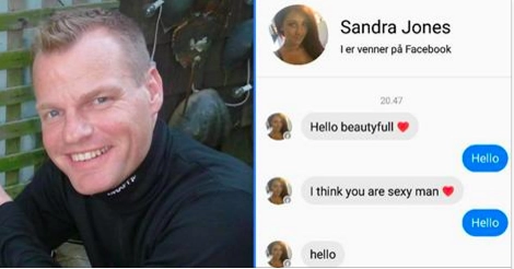 Frank sätter Facebook-lurendrejare på plats: Hans geniala svar får internet att bryta ihop