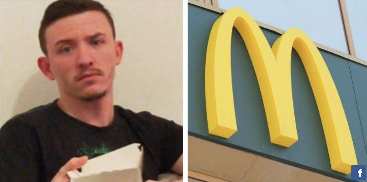 McDonalds-kund beställde hamburgare utan sallad: Då fick han den här