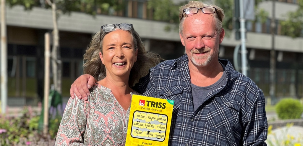 Anne-Mari och Jörgen från Enskede vinner en kvarts miljon på Triss i tv och planerar att köpa en ny bil