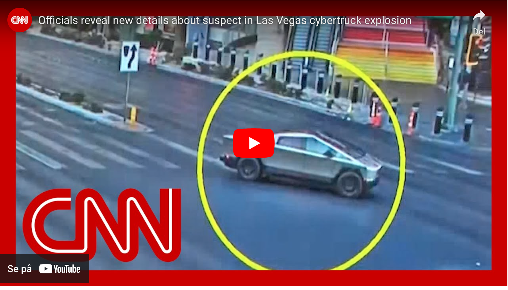 Cybertruck-explosion utanför Trump-hotell: Dekorerad veteran bakom händelsen