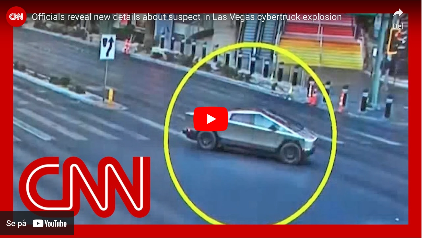 Cybertruck-explosion utanför Trump-hotell: Dekorerad veteran bakom händelsen