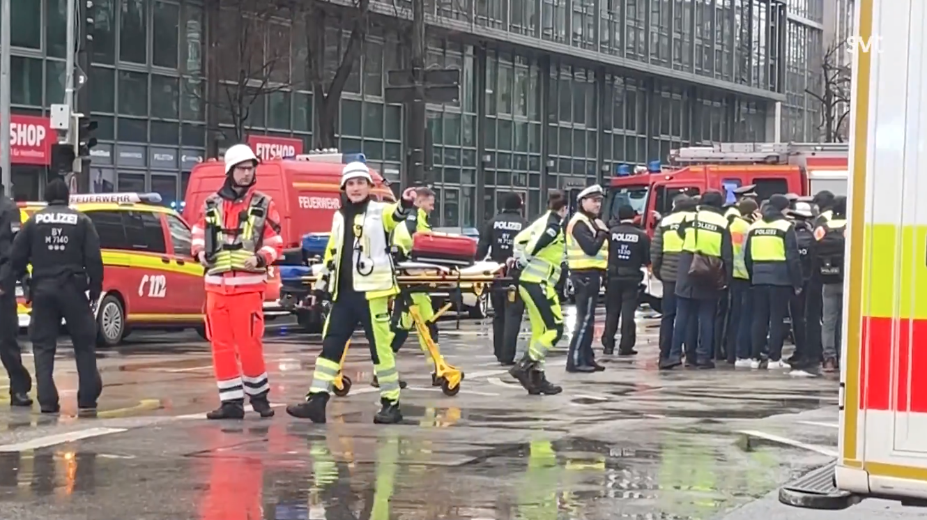 Ny bilattack i München – flera skadade när fordon körde in i folksamling