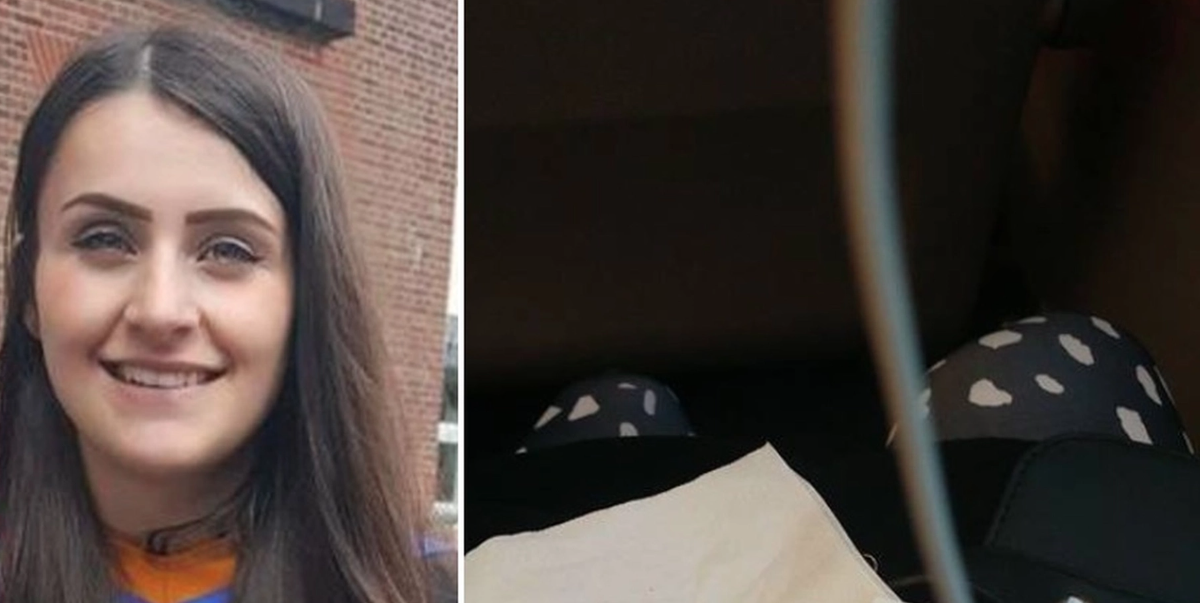 23-åriga Ella somnar på tåget och vaknar upp till en chockerande överraskning i sitt knä