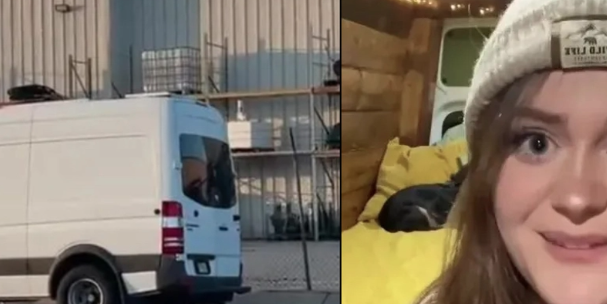Ung kvinna har bott i skåpbil i sex år – därför gör hon det