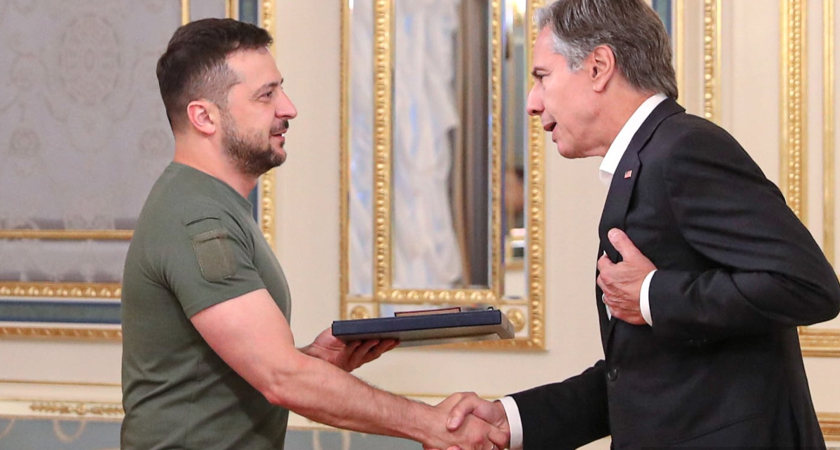 Zelensky ska diskutera säkerhetsgarantier med USA:s utrikesminister