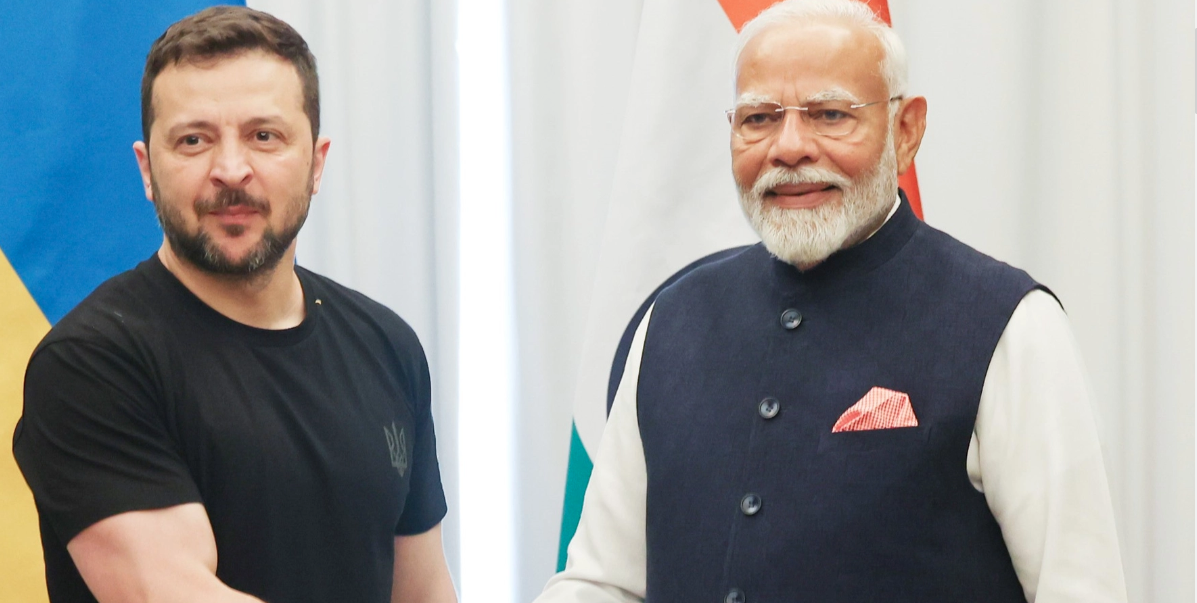 Indiens premiärminister besöker Ukraina: Fredssamtal med Zelensky på agendan