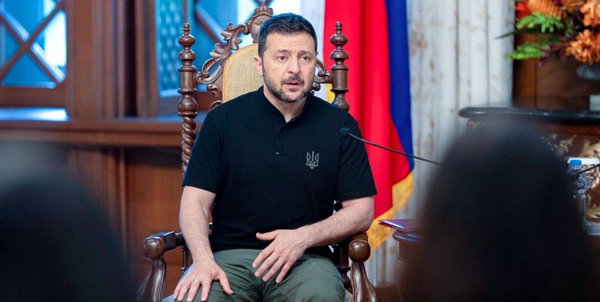 Zelenskyj slår tillbaka: ”Ukraina är inte Putins missiltestplats”