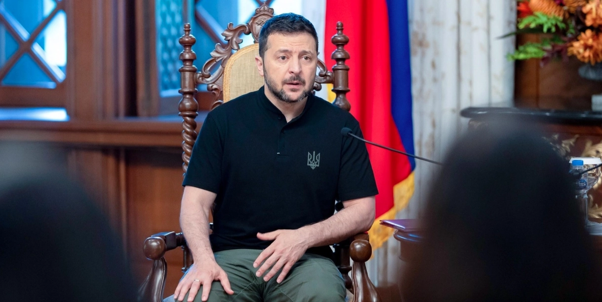 Zelenskyj slår tillbaka: ”Ukraina är inte Putins missiltestplats”