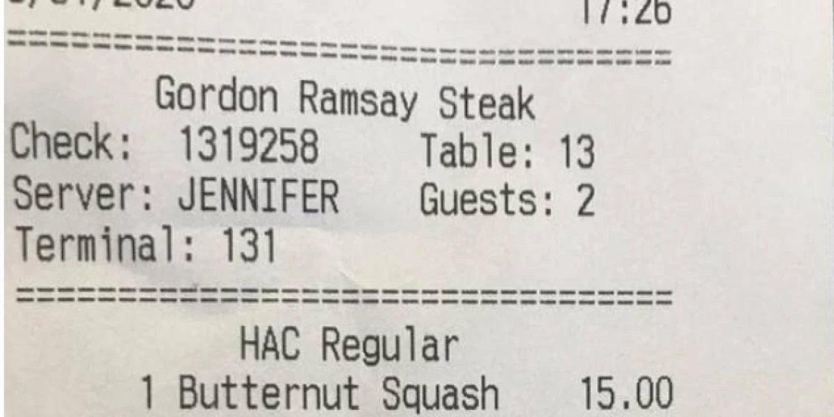 Kund gjorde fel i prisuppfattningen på biff vid besök på Gordon Ramsay-restaurang: Fick ENORM räkning