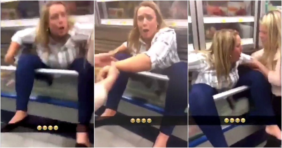 Kvinna sitter fast i kyldisken på supermarknad: ”Jag kommer att dö i en frys”