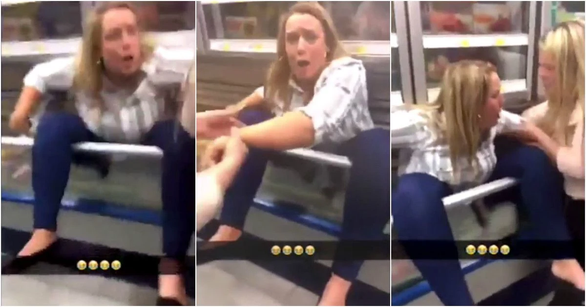 Kvinna sitter fast i kyldisken på supermarknad: ”Jag kommer att dö i en frys”