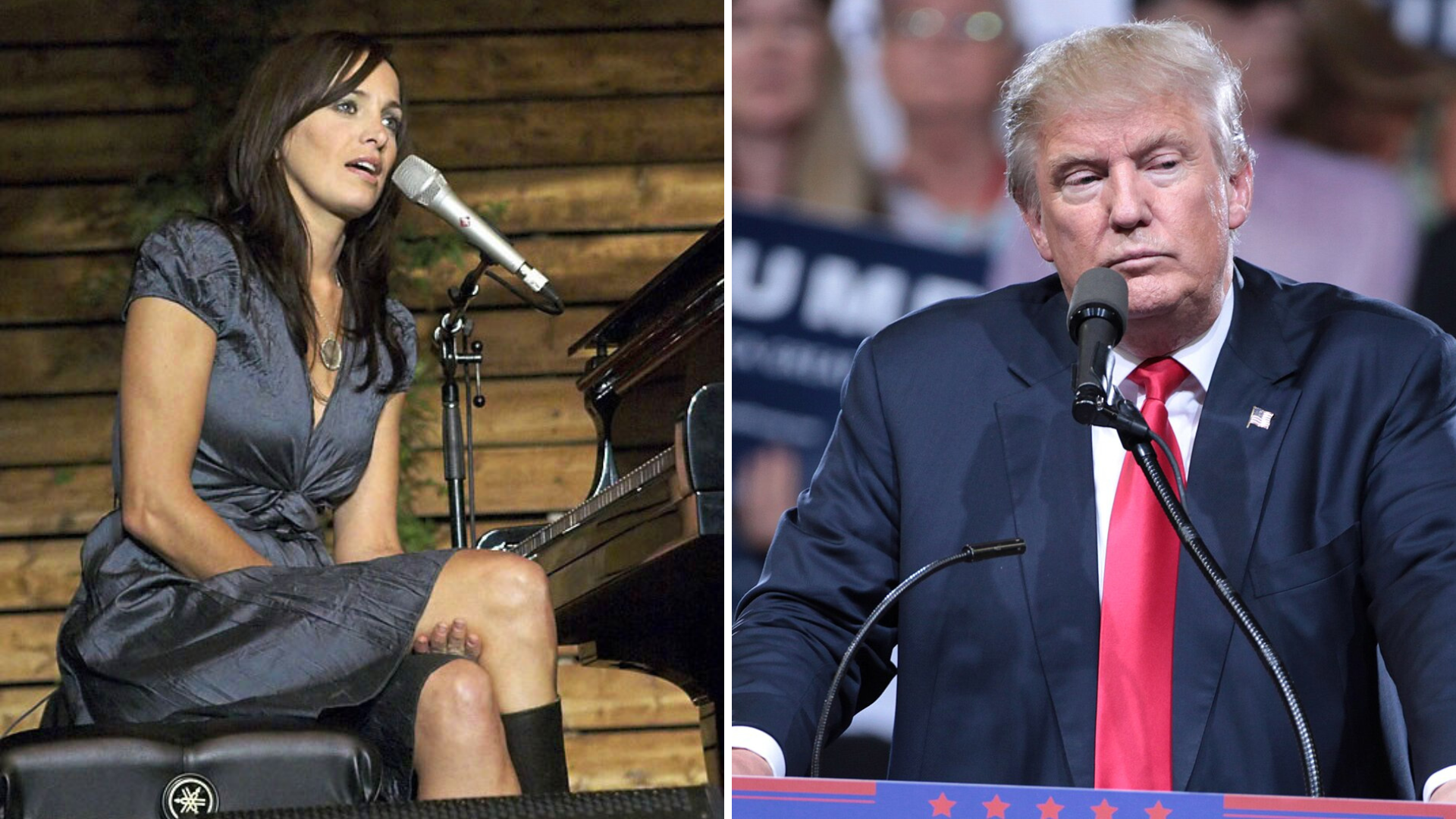 Kanadensiska sångerskan ändrade nationalsången – protest mot Trump