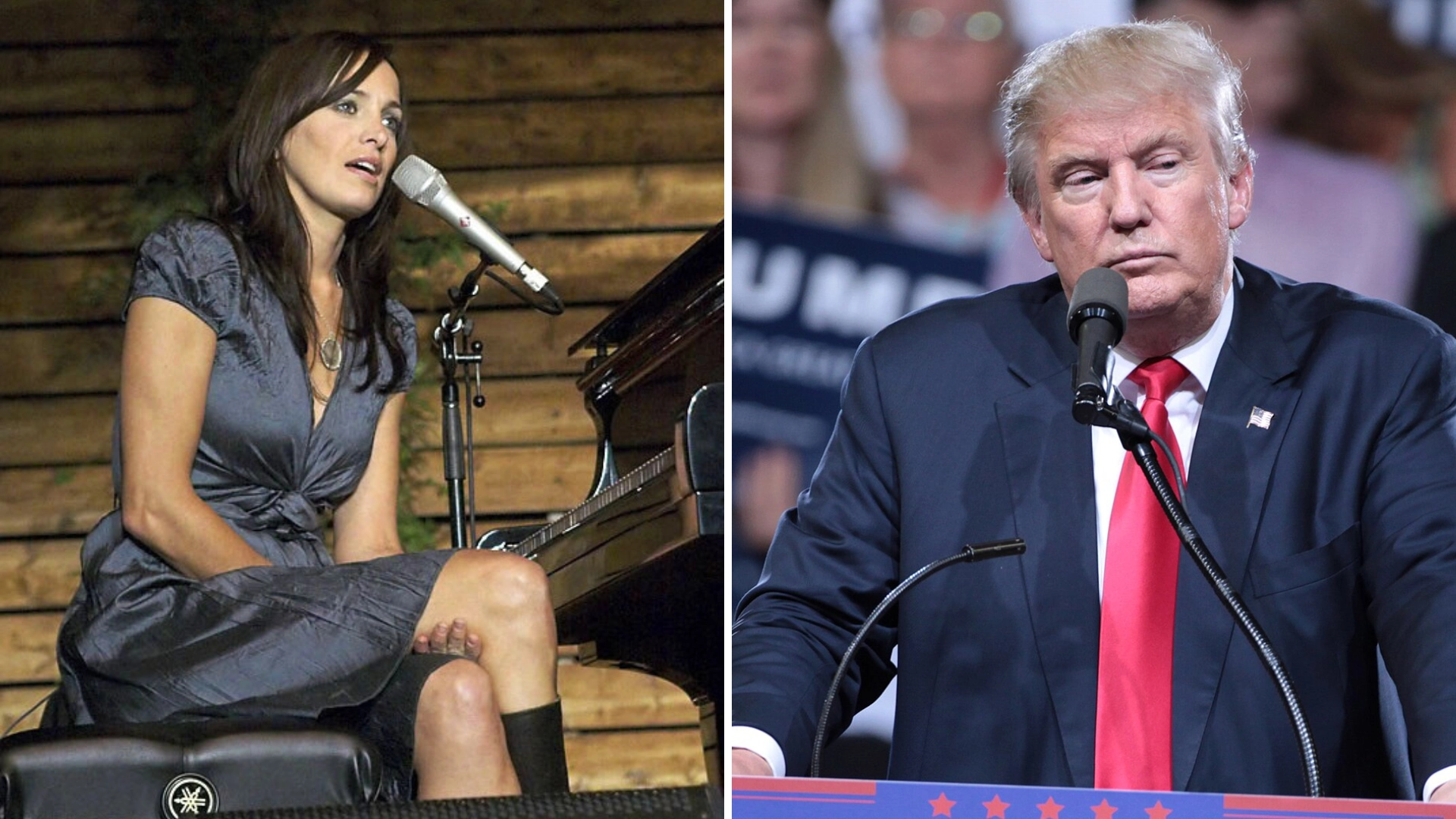 Kanadensiska sångerskan ändrade nationalsången – protest mot Trump