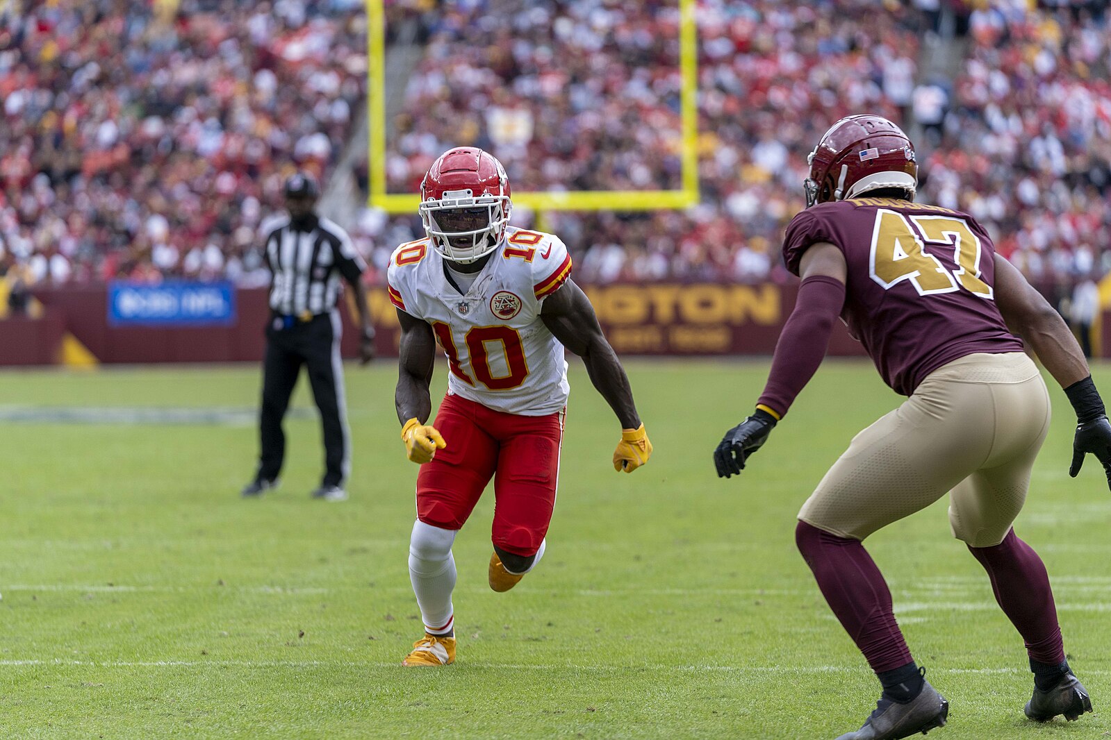 Tyreek Hill frihetsberövad före match – firade touchdown med handbojor
