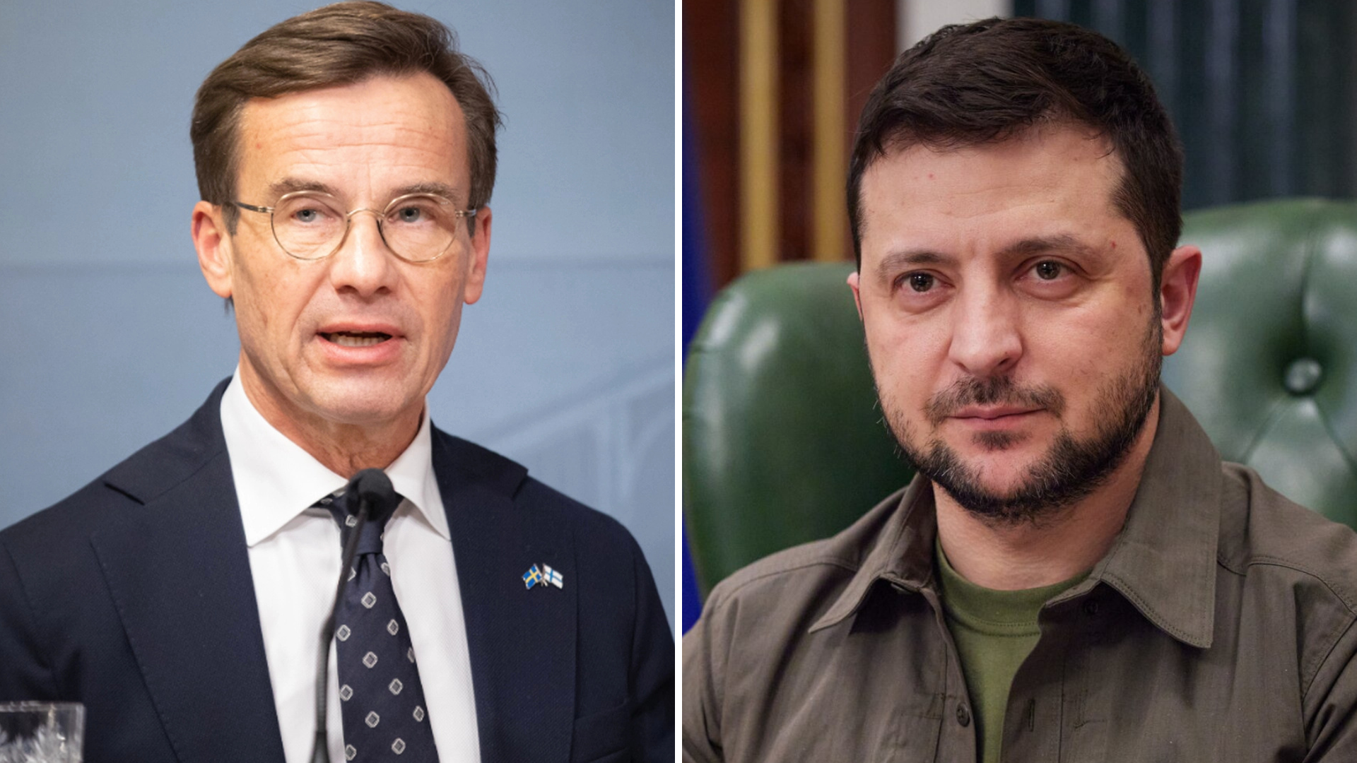 Sverige skickar rekordstort militärt stöd till Ukraina – Zelenskyj tackar för hjälpen